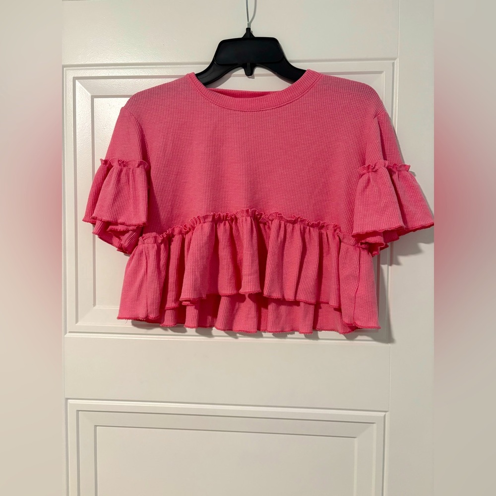 Altar'd State Ruffled Top